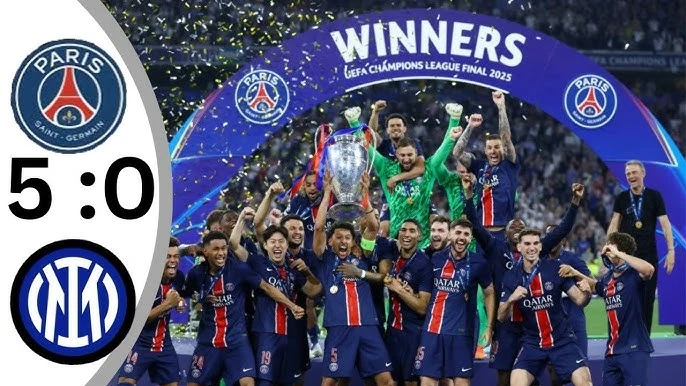 PSG Beat Inter Milan 5-0