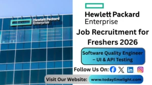 HPE Software Quality Engineer 2026