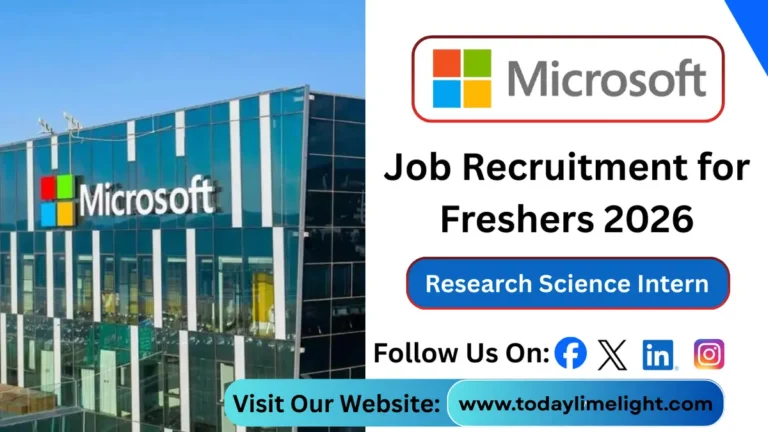 Microsoft Research Science Internship 2026