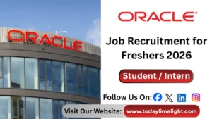 Oracle Student Intern Hiring 2026 in India