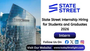 State Street Internship Hiring 2026 for freshers and students