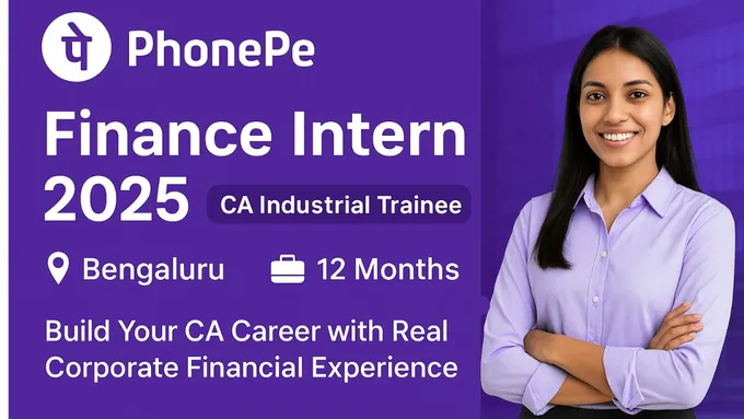 PhonePe Finance Intern 2025